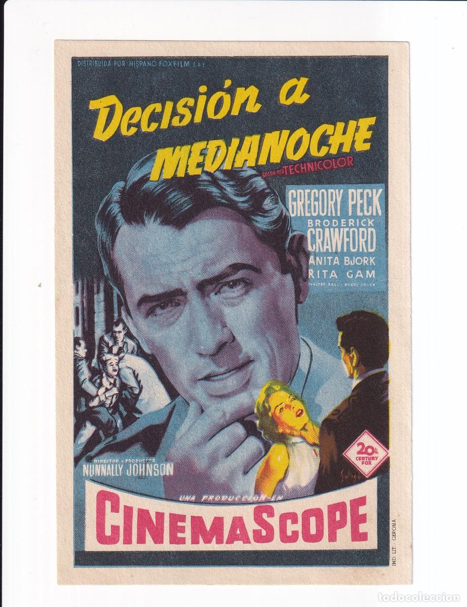 Cine: DECISION A MEIDANOCHE : GREGORY PECK - Foto 1