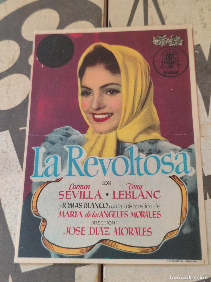 Cinema: R La revoltosa con publicidad Cine Coliseum Rubi