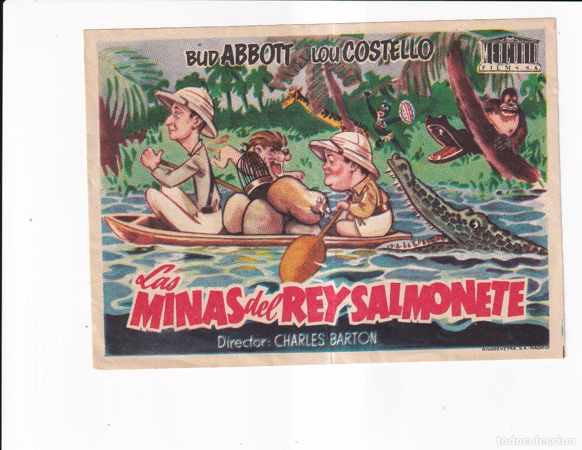 Cine: LAS MINAS DEL REY SALMONETE : BUD ABBOTT - Foto 1