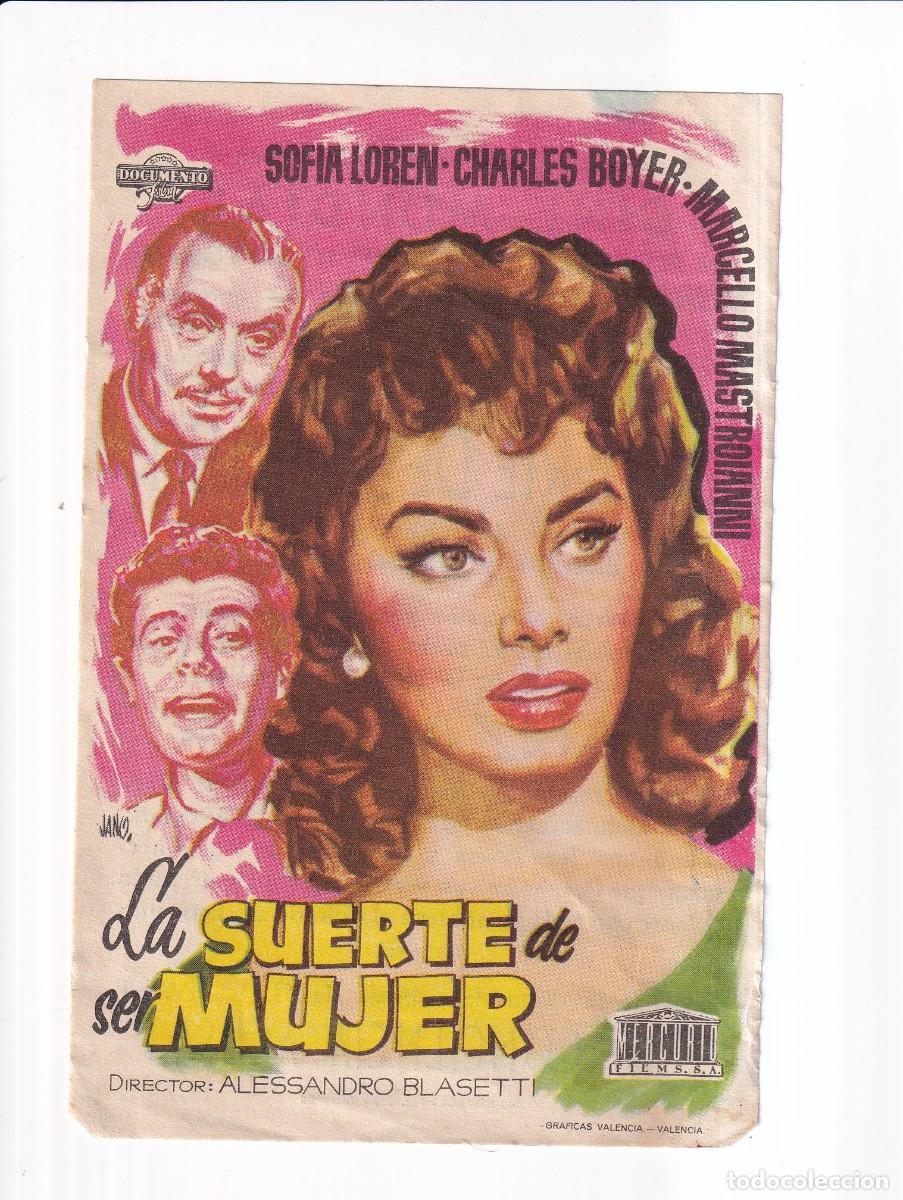 Cine: LA SUERTE DE SER MUJER : SOFIA LOREN - Foto 1