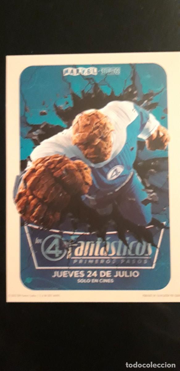 Cine: PROGRAMA DE ** 4 FANTASTICOS . PRIMEROS PASOS ** .9 X 7 CMS.