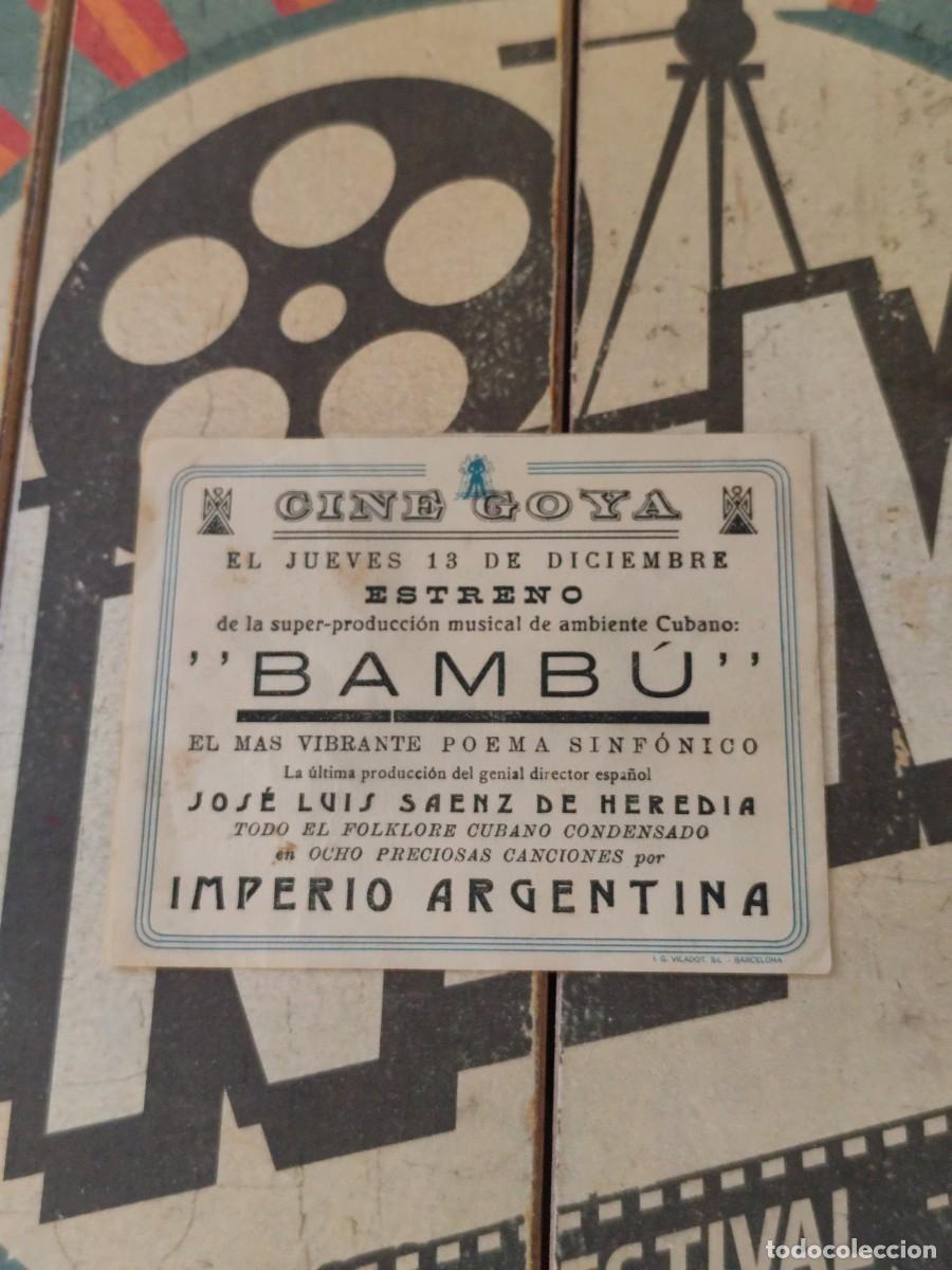 Cine: R Bamb&uacute; Doble con publicidad Cine Goya - Foto 3