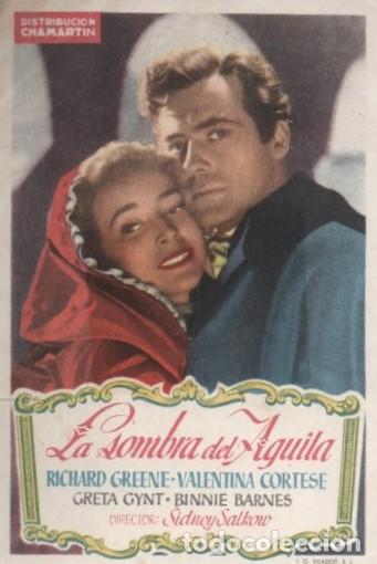 Cine: PROGRAMA DE CINE: LA SOMBRA DEL AGUILA PC-10292 - Foto 1