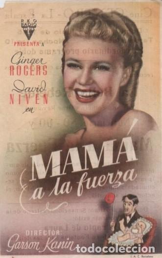 Cine: PROGRAMA DE CINE: MAMA A LA FUERZA PC-10297 - Foto 1