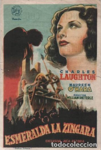 Cine: PROGRAMA DE CINE: ESMERALDA LA ZINGARA PC-10302 - Foto 1