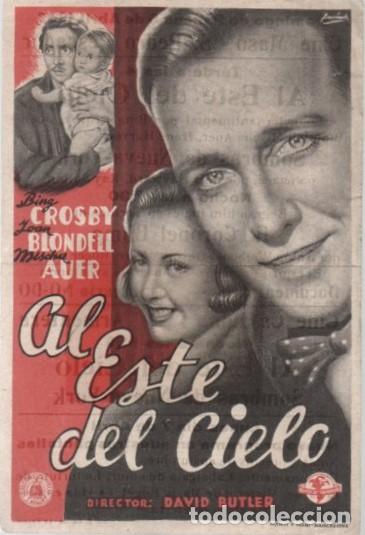 Cine: PROGRAMA DE CINE: AL ESTE DEL CIELO PC-10303 - Foto 1