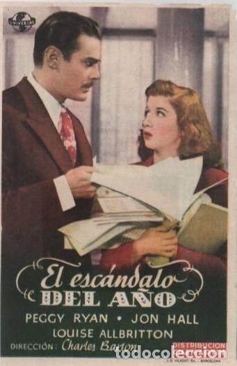 Cine: PROGRAMA DE CINE: EL ESC&Aacute;NDALO DEL A&Ntilde;O PC-10305 ,2 - Foto 1