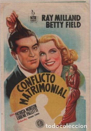 Cine: PROGRAMA DE CINE: CONFLICTO MATRIMONIAL PC-10313 - Foto 1