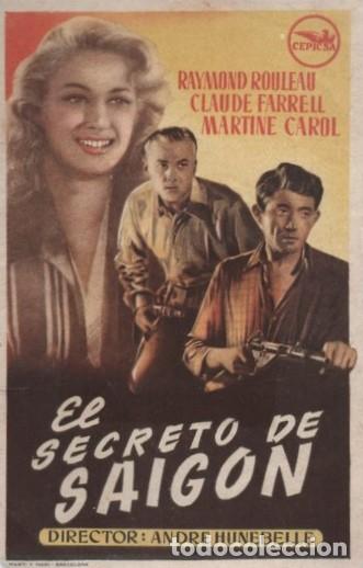 Cine: PROGRAMA DE CINE: EL SECRETO DE SAIGON PC-10324 - Foto 1