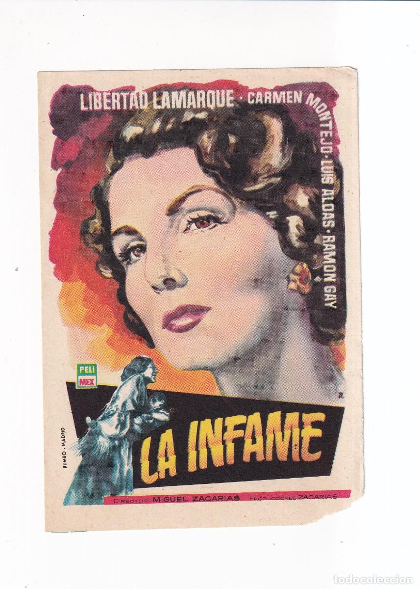 Cine: LA INFAME .- LIBERTAD LAMARQUE - Foto 1