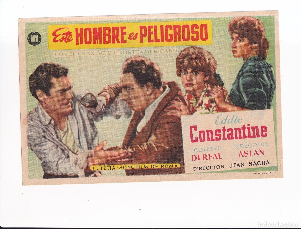 Cine: ESTE HOMBRE ES PELIGROSO : EDDIE CONSTANTINE - Foto 1