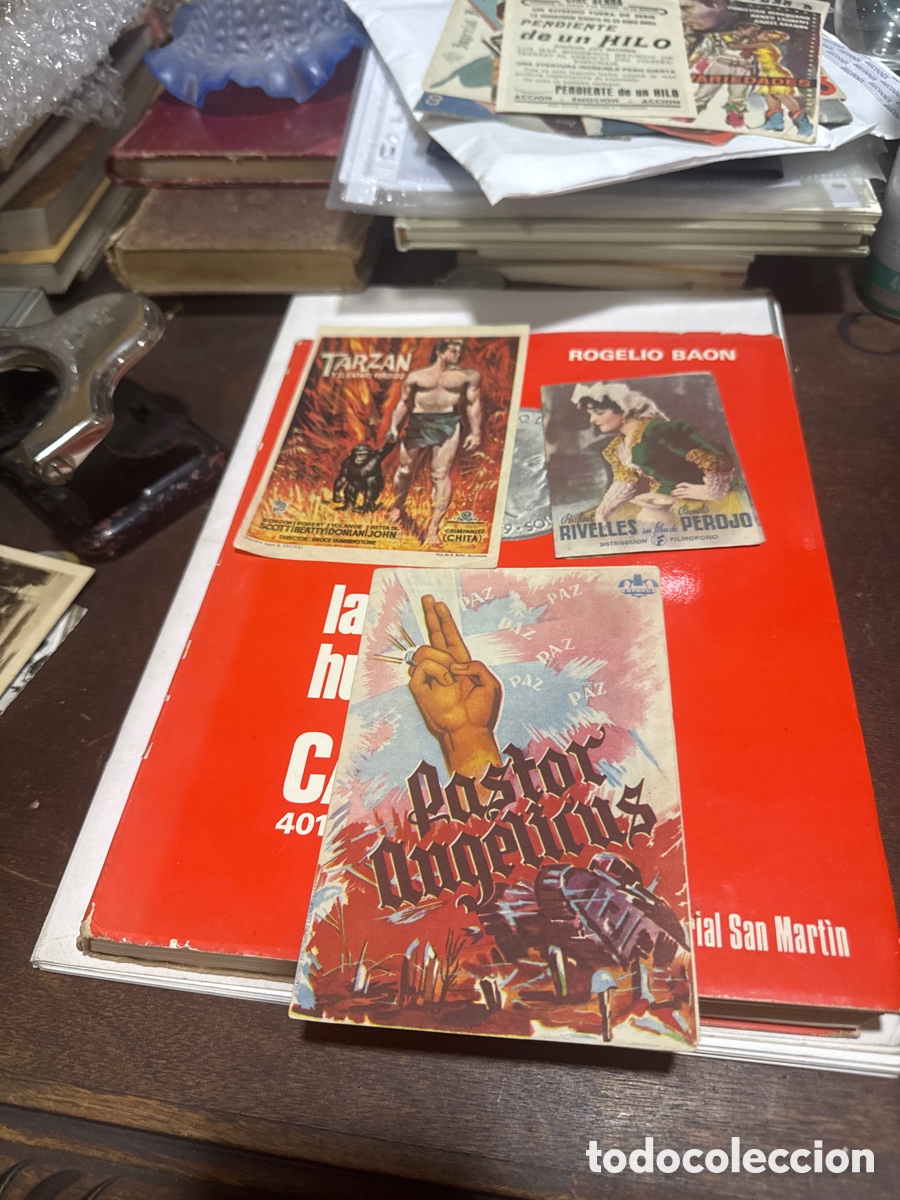 Cine: Lote De, tres propaganda de Cine de mano - Foto 1