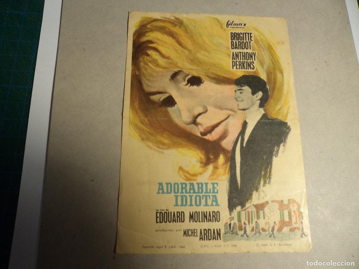 Cine: Adorable Idiota. Brigitte Bardot. - Foto 1
