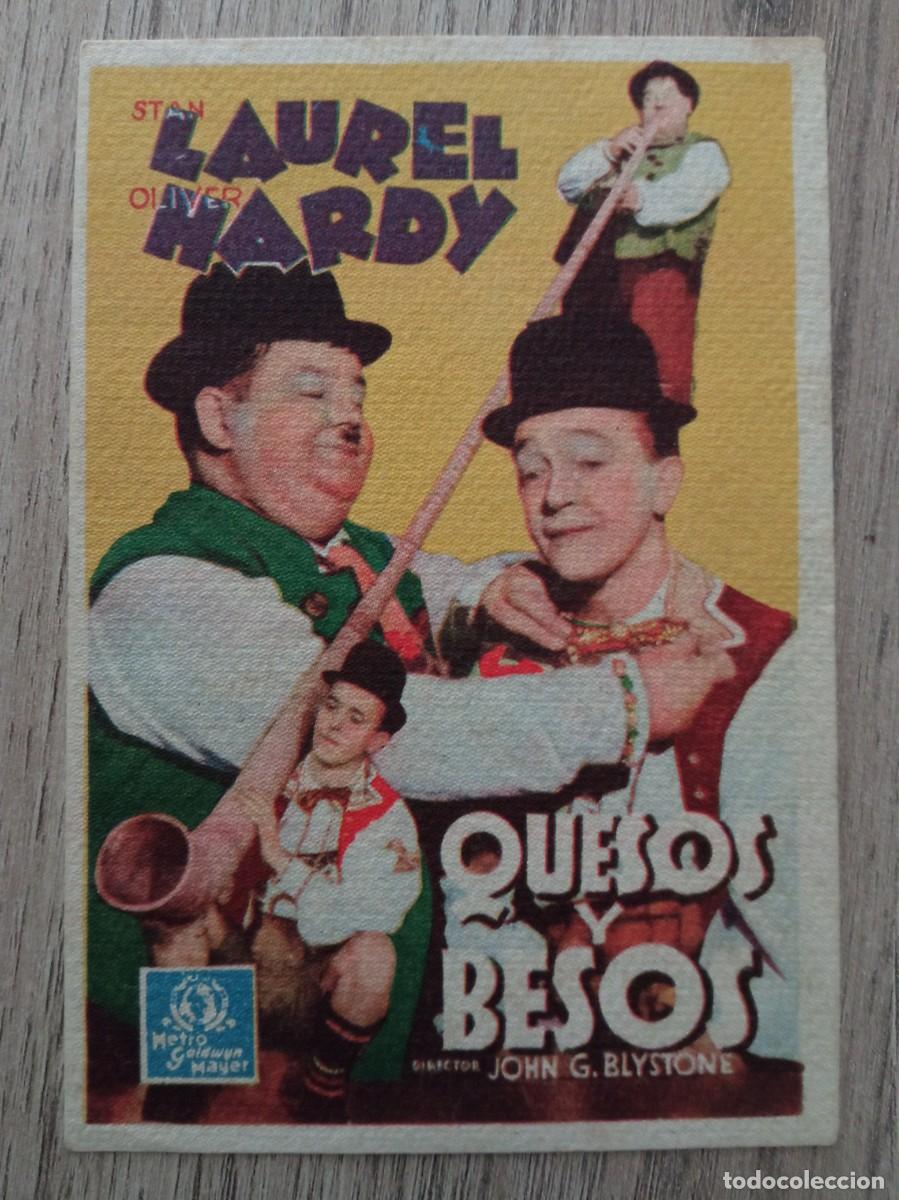 Cine: QUESOS Y BESOS, STAN LAUREL, OLIVER HARDY - Foto 1