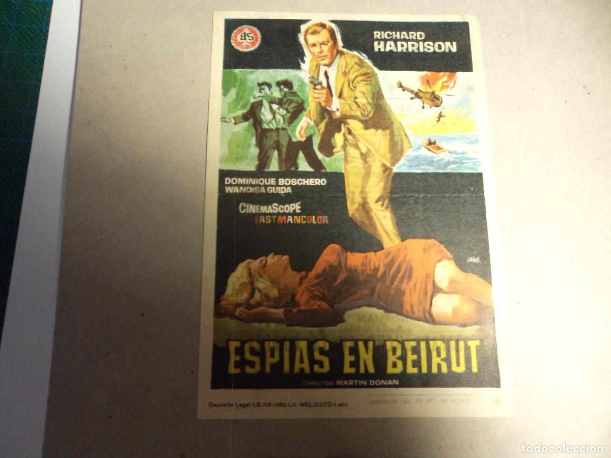 Cine: Espias en Beirut. Richard Harrison. - Foto 1