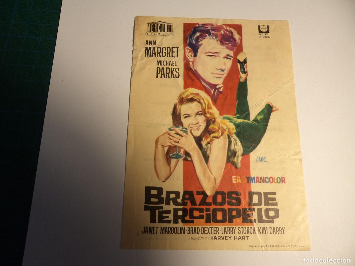Cine: Brazos de terciopelo. Programa de mano. - Foto 1