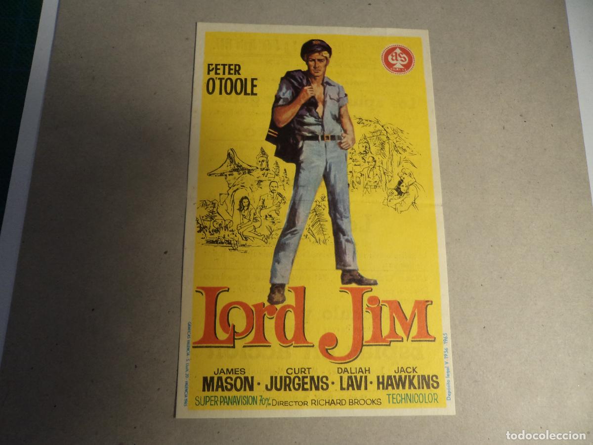 Cine: Lord Jim. Programa de mano. - Foto 1