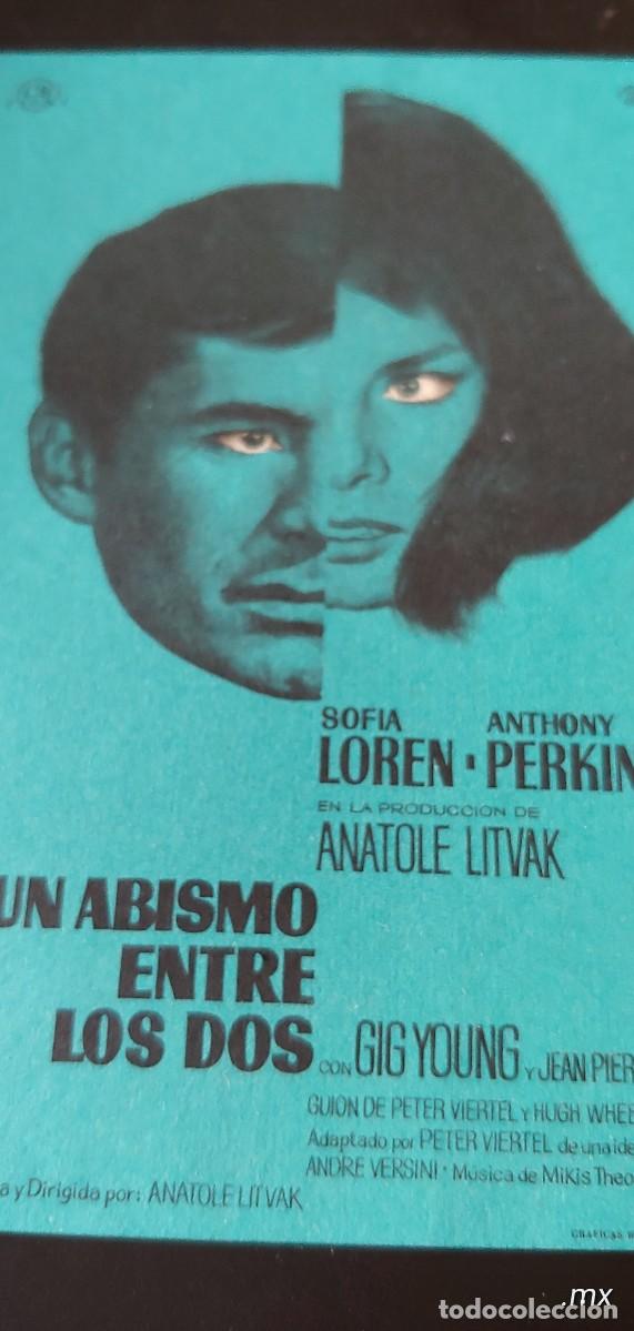 Cine: folleto pelicula drama sofia loren - Foto 1
