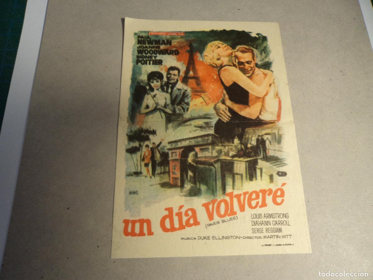 Cine: Un dia volvere. Programa de mano. - Foto 1