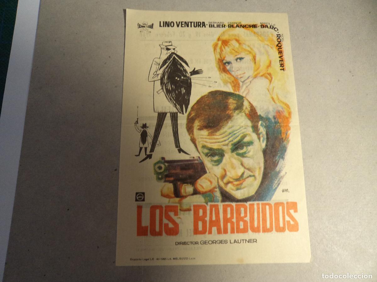 Cine: Los barbudos. Programa de mano. - Foto 1