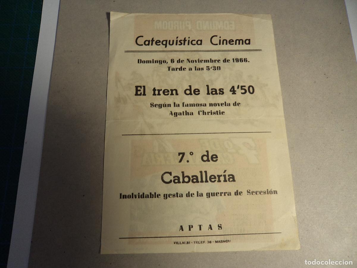 Cine: 7&ordm; de caballeria. Programa de mano. - Foto 2