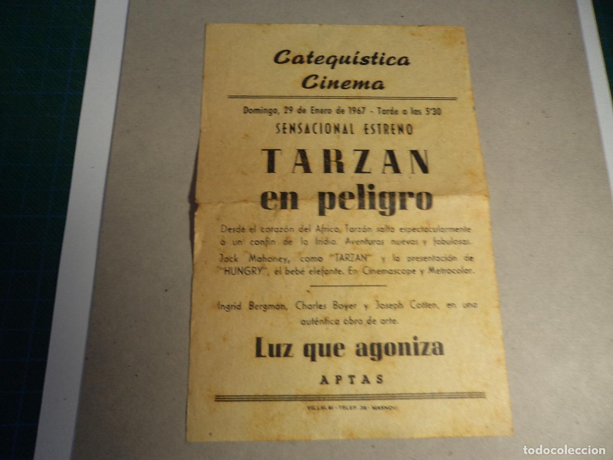 Cine: Tarzan en peligro. Programa local Catequistica Cinema. - Foto 1