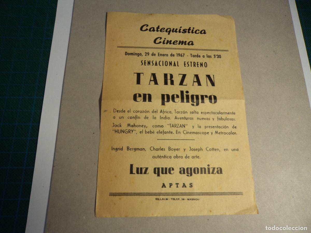 Cine: Tarzan en peligro. Programa local Catequistica Cinema. - Foto 1