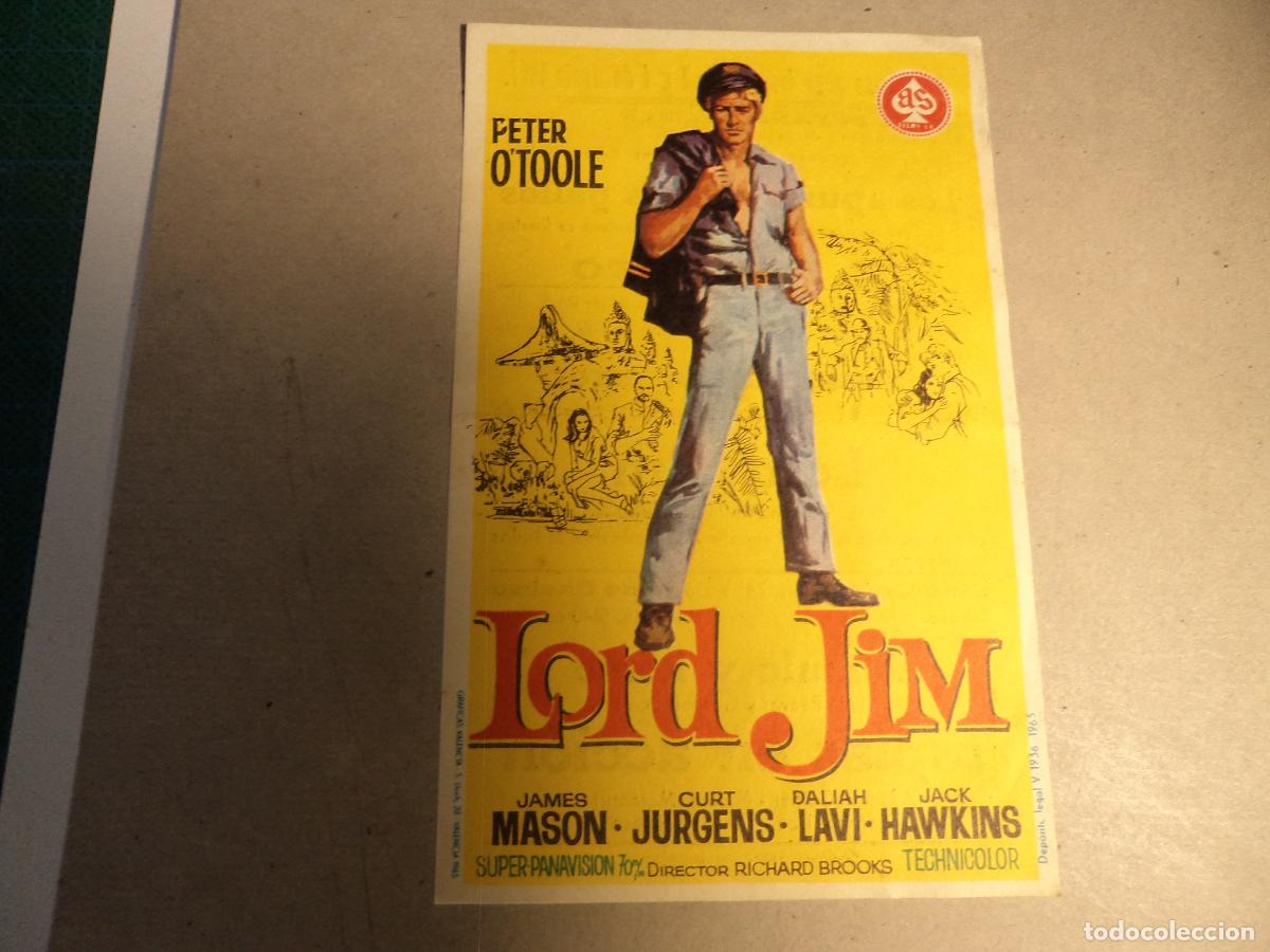 Cine: Lord Jim. Programa de mano. - Foto 1
