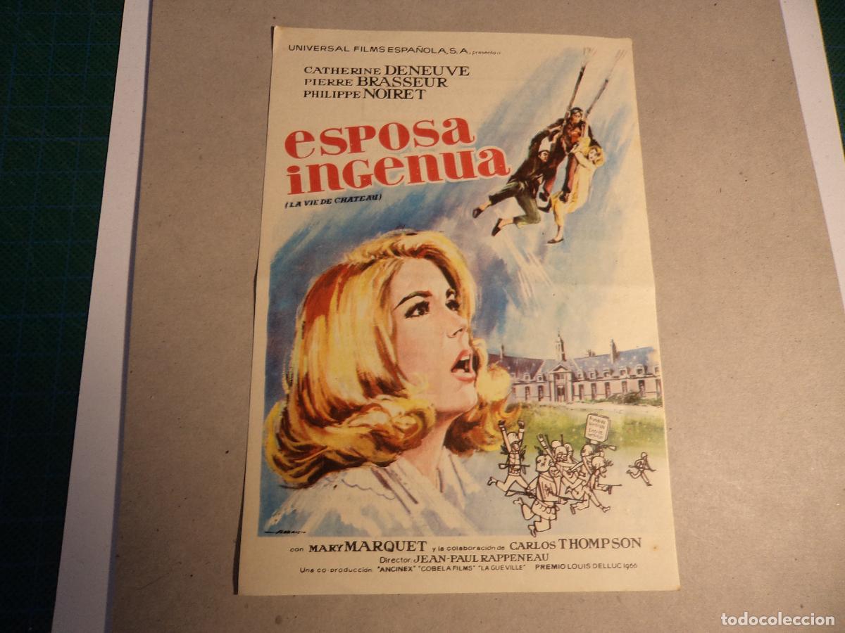 Cine: Esposa ingenua. Programa de mano. - Foto 1