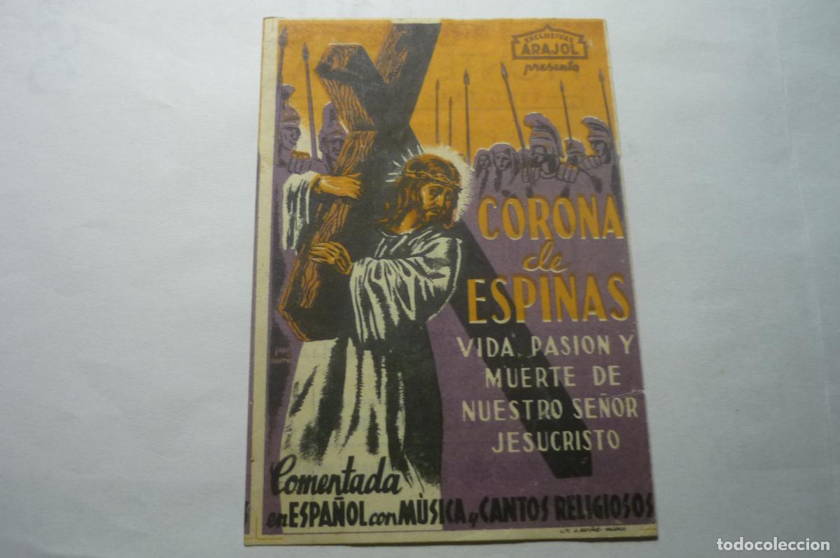 Cine: programa corona de espinas publicidad monterrosa.-reus - Foto 1