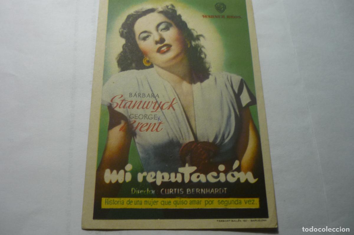 Cine: programa mi reputacion -barbara stanwyck - Foto 1