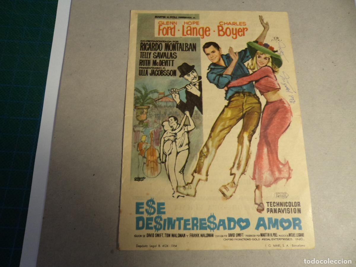 Cine: Ese desinteresado amor. - Foto 1