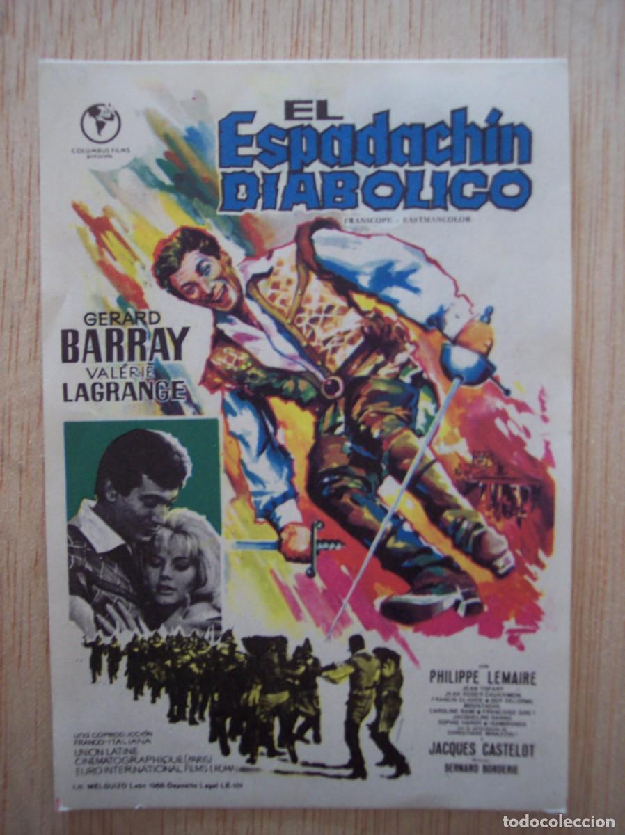 Cine: PROGRAMA DE CINE EL ESPADACHIN DIABOLICO - Foto 1