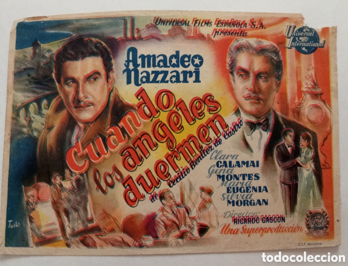 Cine: Programa cine cuando los &aacute;ngeles duermen Amadeo mazzari - Foto 1
