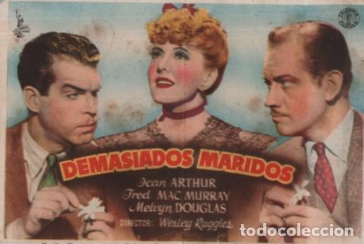 Cine: PROGRAMA DE CINE: DEMASIADOS MARIDOS PC-10338 - Foto 1
