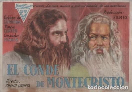 Cine: PROGRAMA DE CINE: EL CONDE DE MONTECRISTO PC-10349 - Foto 1