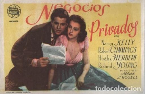 Cine: PROGRAMA DE CINE: NEGOCIOS PRIVADOS PC-10354 - Foto 1