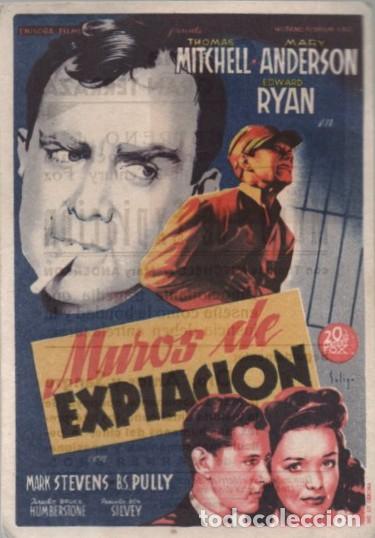 Cine: PROGRAMA DE CINE: MUROS DE EXPIACION PC-10362 - Foto 1