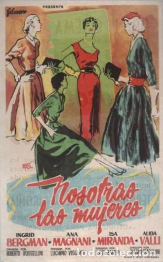 Cine: PROGRAMA DE CINE: NOSOTRAS LAS MUJERES PC-10377 - Foto 1