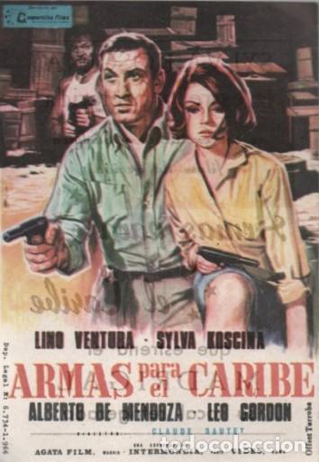 Cine: PROGRAMA DE CINE: ARMAS PARA EL CARIBE PC-10381 - Foto 1