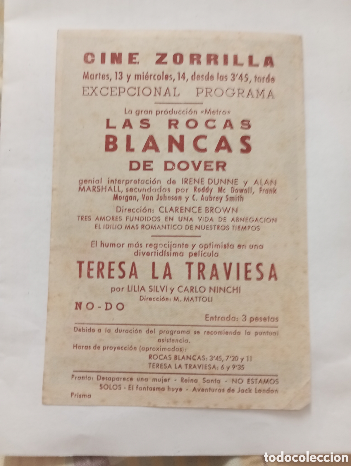 Cine: Programa original teresa la traviesa cine zorrilla - Foto 2