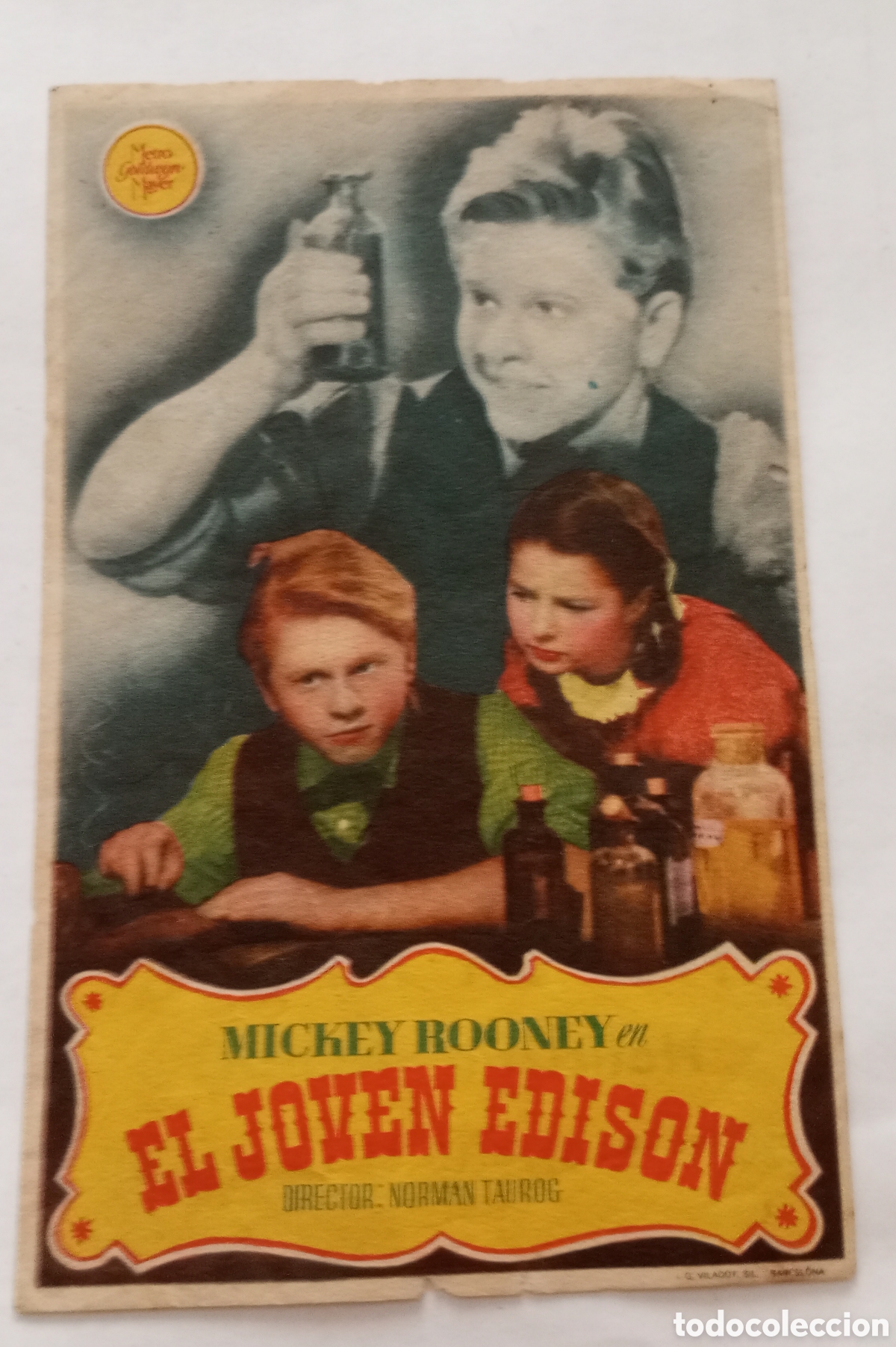 Cine: Programa cine el joven Edison Mickey Rooney cine victoria - Foto 1