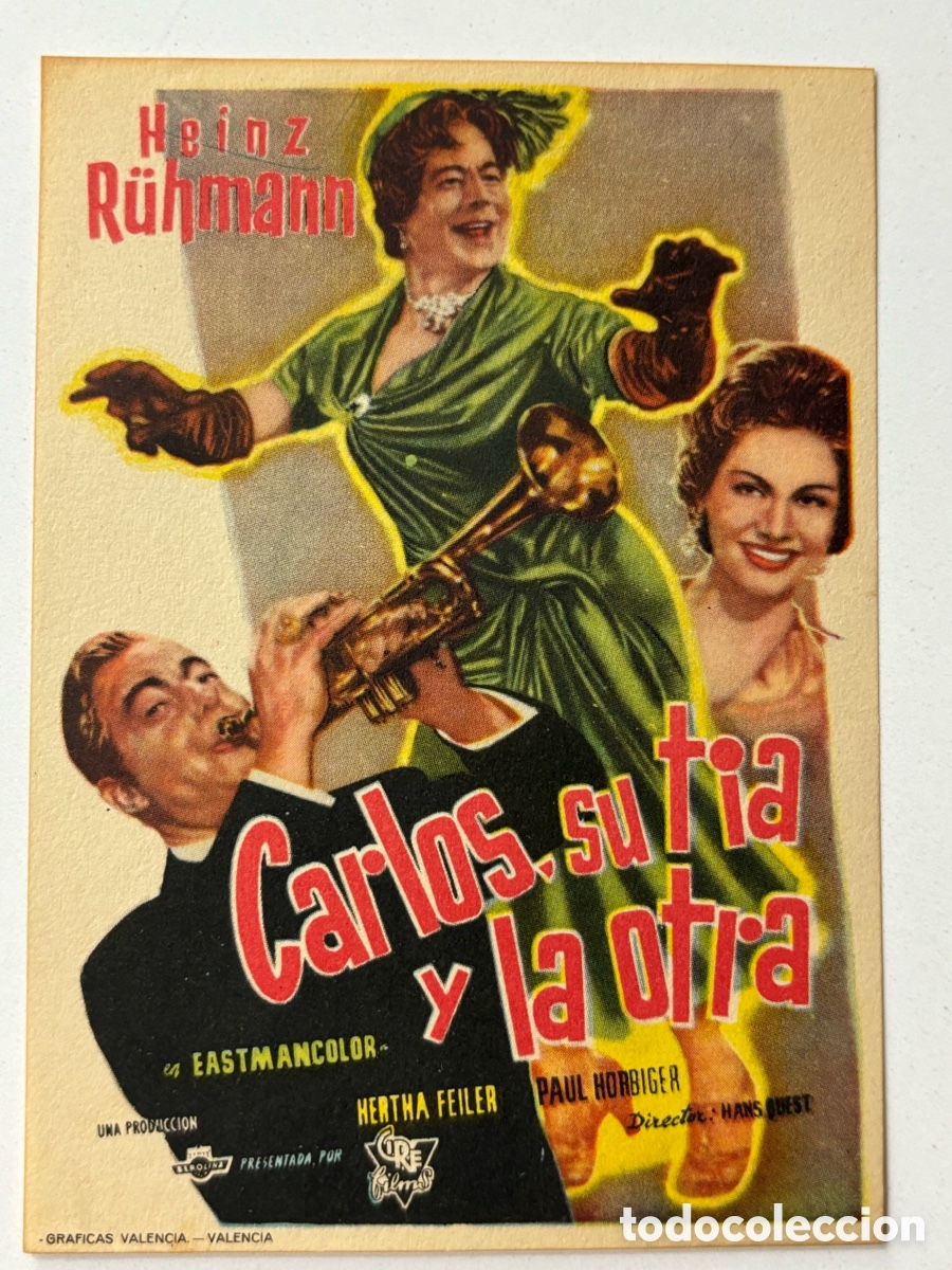 Cine: Programa Carlos su t&iacute;a y la otra Heinz Ruhmann A14 - Foto 1