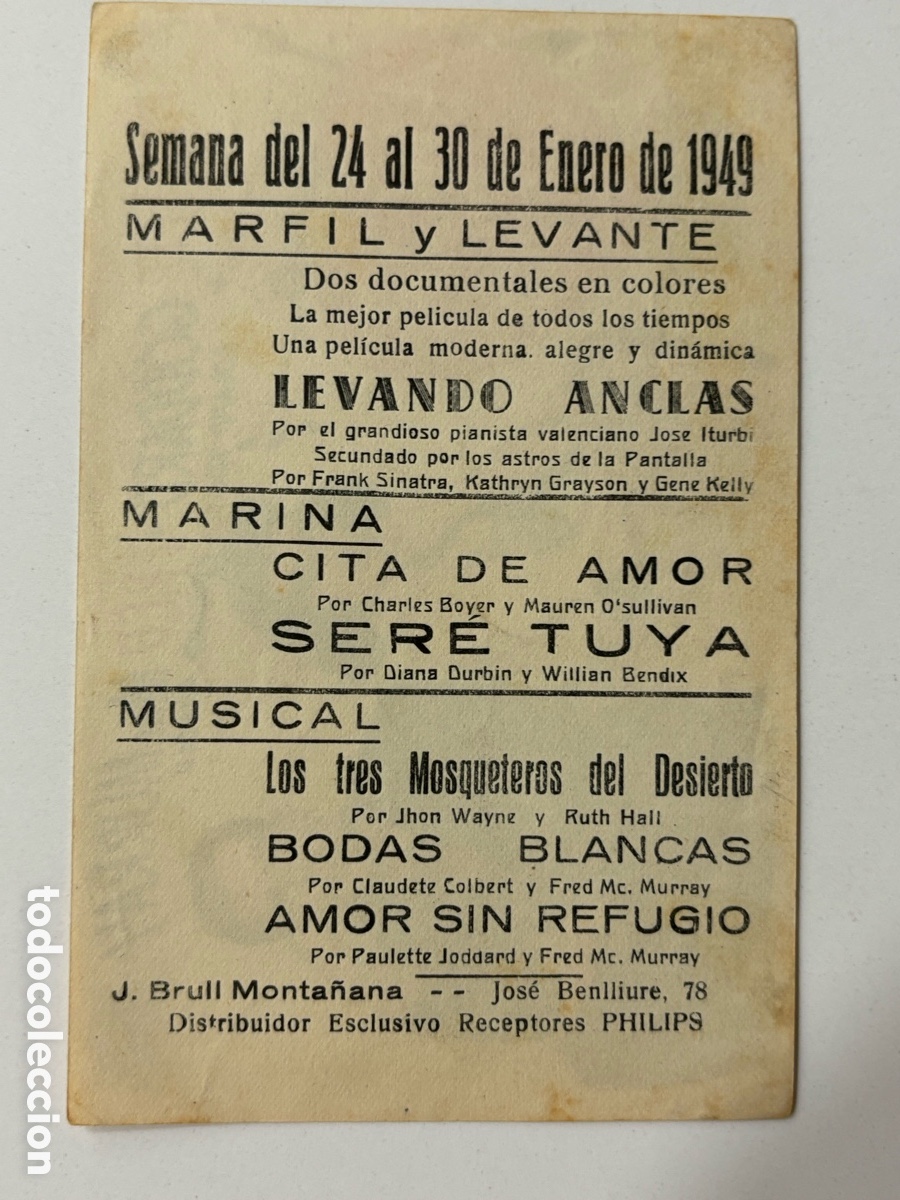 Cine: Programa amor sin refugio paulette Goddard con publicidad A14 - Foto 2