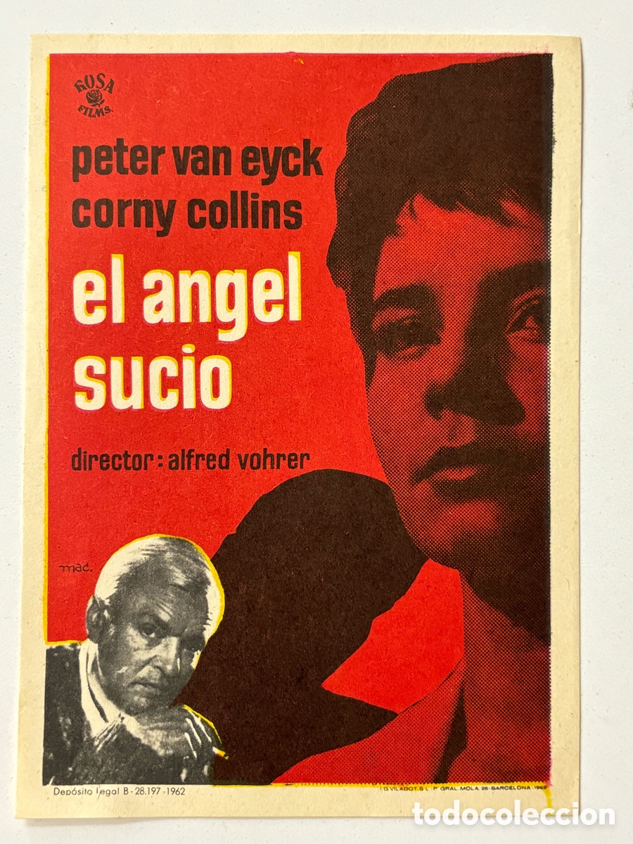 Cine: Programa el &aacute;ngel sucio Peter van eyck A14 - Foto 1