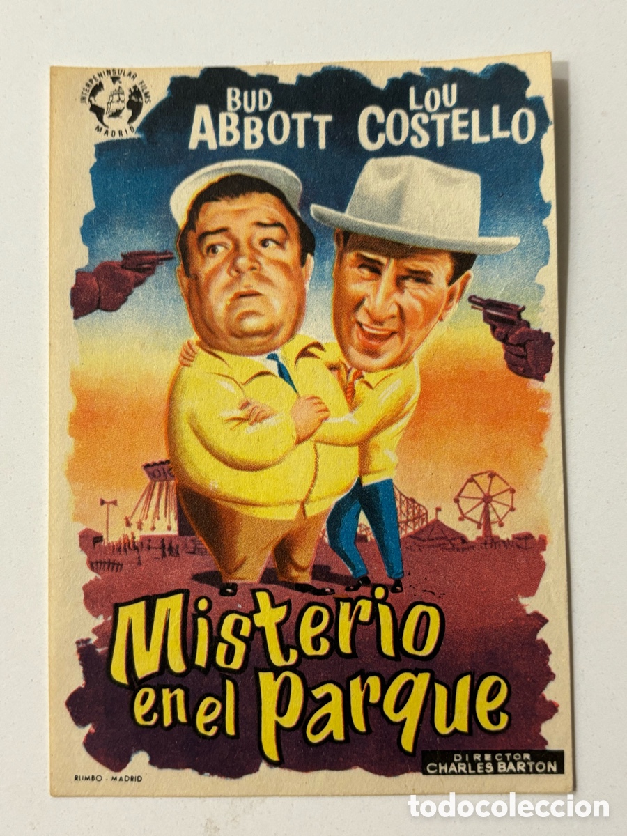 Cine: Programa misterio en el parque Abbott y costello A14 - Foto 1