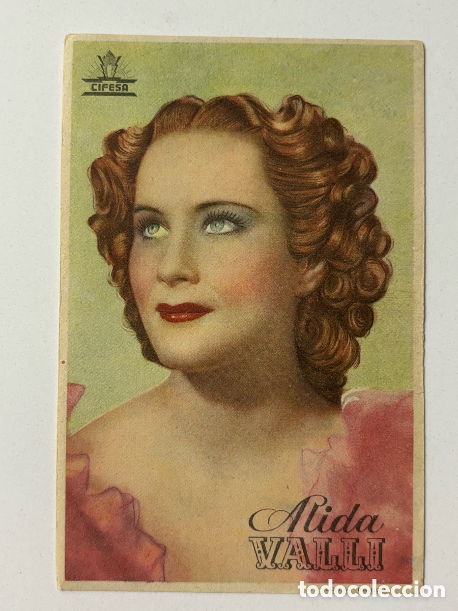 Cine: Programa cifesa foto Alida Valli A14 - Foto 1