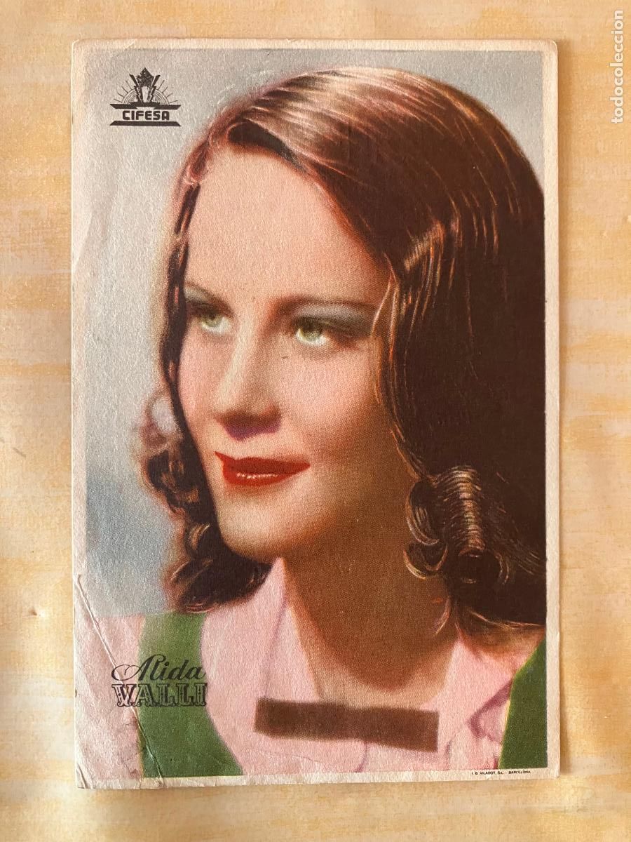 Cine: Alida Valli - Programa de cine C/P Cifesa Dentichlor - Foto 1