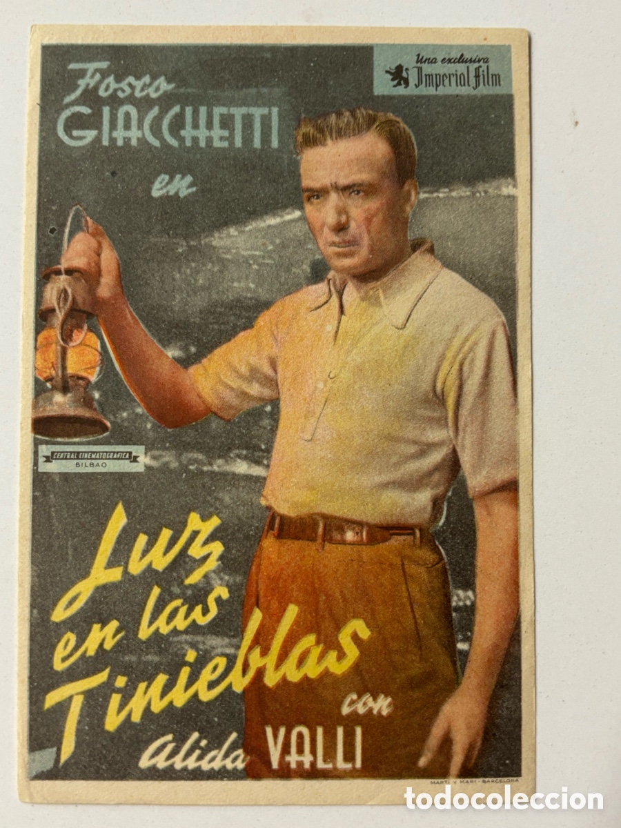 Cine: Programa luz en las tinieblas alida valli A14 - Foto 1