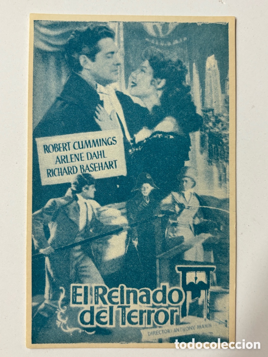 Cine: Programa el reinado del terror Robert Cummings A14 - Foto 1